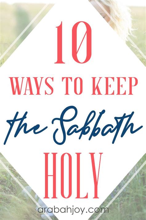 What Does It Mean To Keep The Sabbath Day Holy