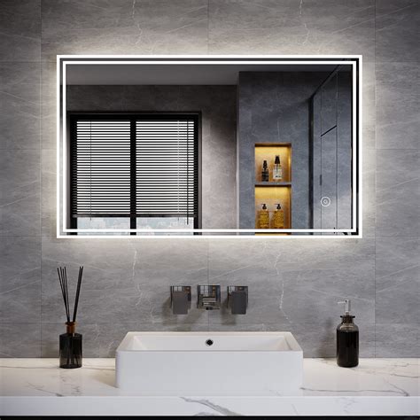 Buy Elegant 1000 X 600mm Backlit Led Illuminated Bathroom Mirror With