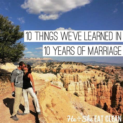 10 Things Weve Learned In 10 Years Of Marriage 10 Years Marriage Years