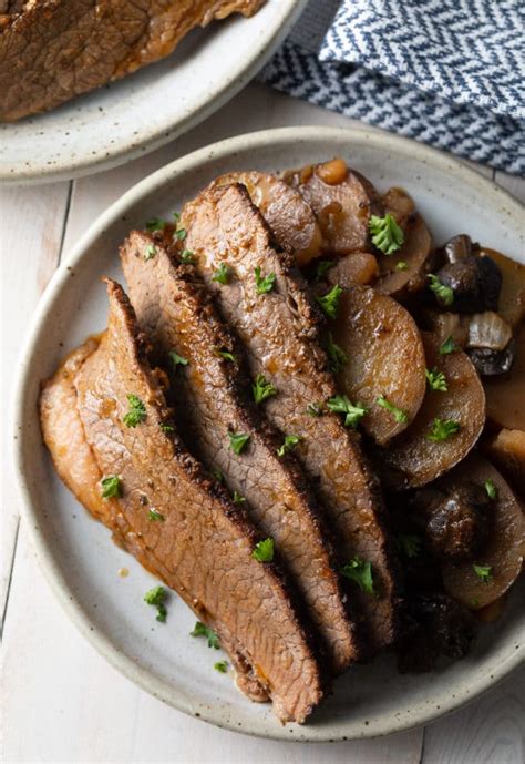 We're talking about the essential braised beef brisket, moist and flavorful, soon to land on passover cream of mushroom meatloaf, simple ingredients, cream of mushroom soup, lipton onion soup mix, oatmeal and lean. Brisket With Lipton Soup Mix And Cream Of Mushroom Soup ...