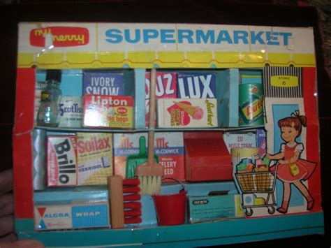 Vintage 1959 My Merry Supermarket Store Beautiful Toys Childhood