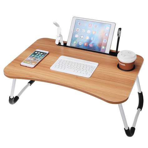 Buy Folding Laptop Table Stand For Bed Bed Table Laptop Desk Foldable