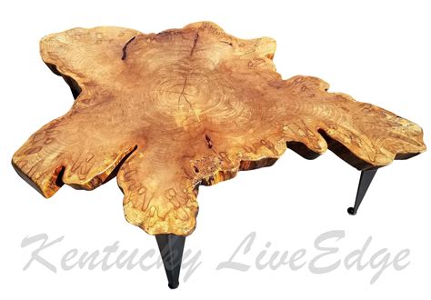 Handmade Large Tree Slice Coffee Table Live Edge Table Round Coffee