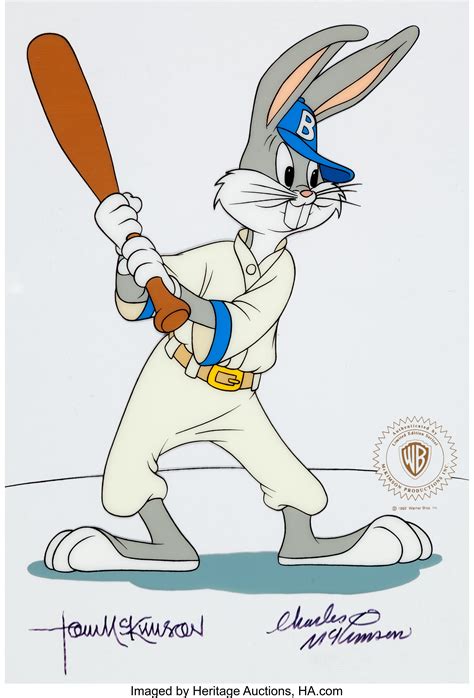 Bugs Bunny Baseball Bugs Limited Edition Sericel Warner Brothers