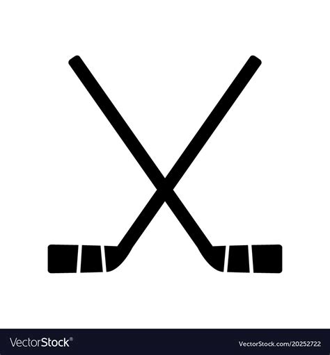 Sticks, blades, and shafts available at total hockey. Two crossed hockey sticks Royalty Free Vector Image