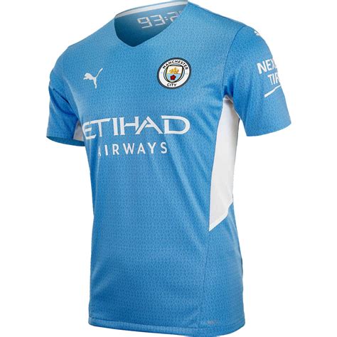 202122 Puma Manchester City Home Authentic Jersey Soccer Master