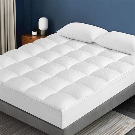 Karrism Extra Thick Mattress Topper 400tc Cotton Quilted Pillow Top
