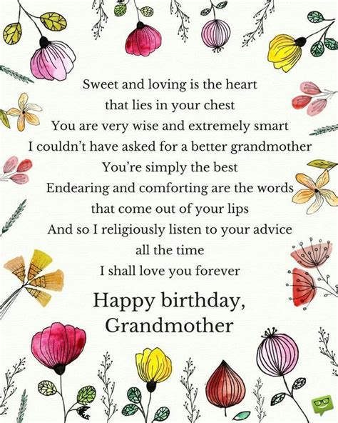 Pin By VM On BIRTH A DATE In Happy Birthday Grandma Quotes Poem For Grandma Birthday