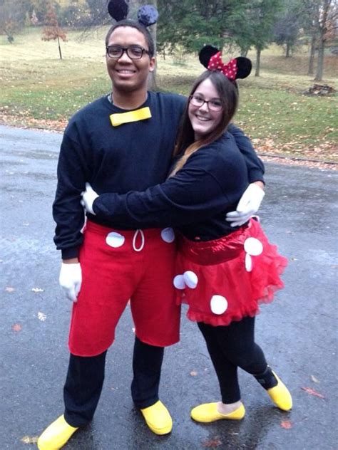 Mickey And Minnie Costume For Halloween Or Just A Costume Party Great