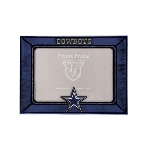 The Memory Company Dallas Cowboys Team Glass Picture Frame 4 In X 6 In