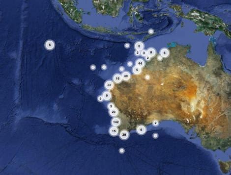 Australian Shipwrecks Map