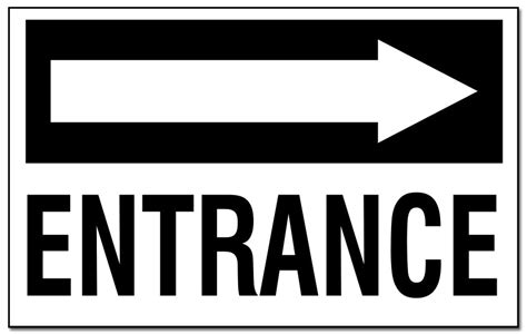 Buy Now Entrance Directional Sign Right Sign Here Signs