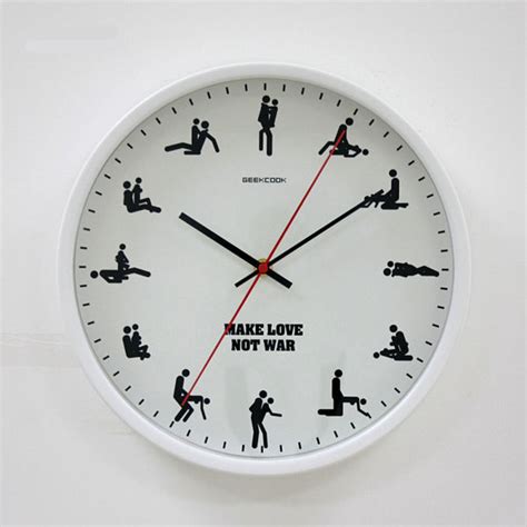Sex Time Wall Clock Infmetry