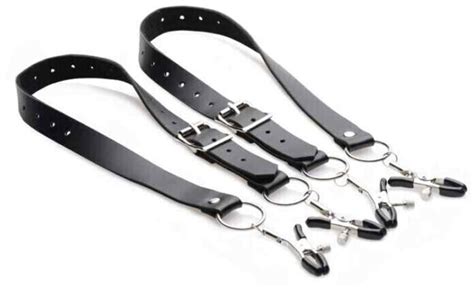 Buy Xr Brands Spread Labia Spreader Straps With Clamps Black From £9 25 Today Best Deals On