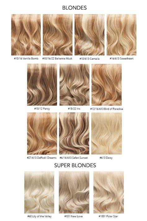 20 natural blonde hair color chart fashion style