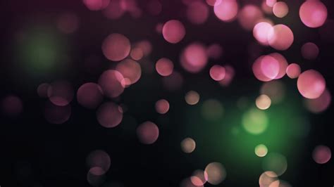 Pink And Green Bokeh In The Dark Motion Background Free Animation