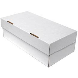 Check spelling or type a new query. WHITE CARDBOARD SHOE STYLE BOX 292Lx203Wx102H Pack 25 ...