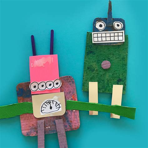 Robot Collage Mini Mad Things