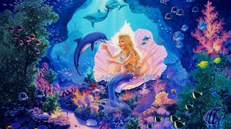 61 Mermaid Wallpaper For Computer