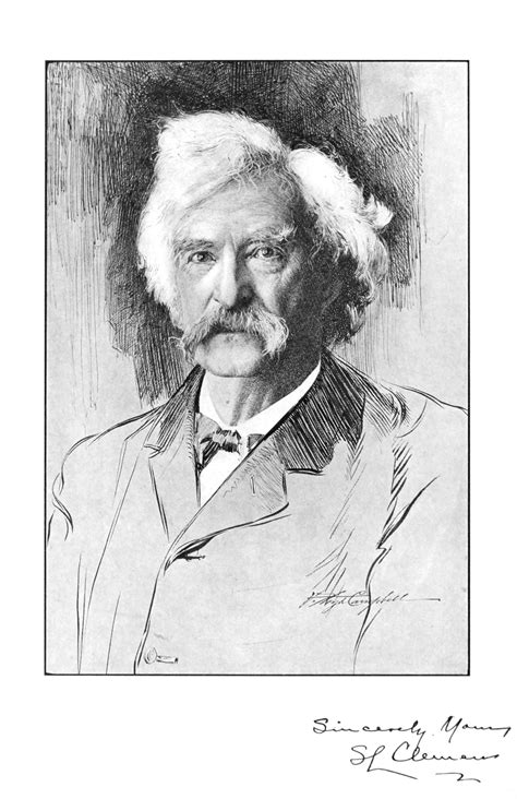 Mark Twain 1835 1910 Портрет