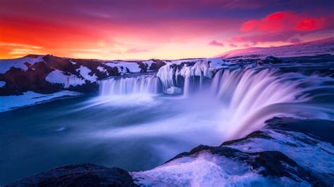 3840x2160 Waterfall Iceland 4k Hd 4k Wallpapers Images Backgrounds Photos And Pictures
