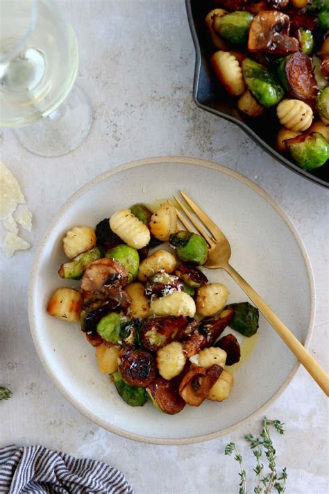 Mushrooms And Brussels Sprouts Gnocchi Del S Cooking Twist