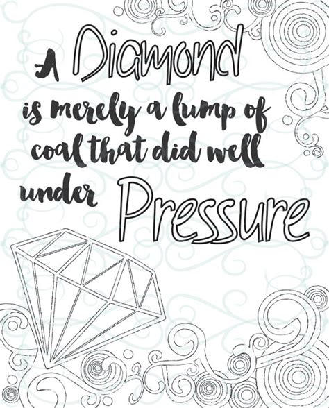 Valentine's day coloring pages from 50. Adult Inspirational Coloring Page printable 15-Under Pressure