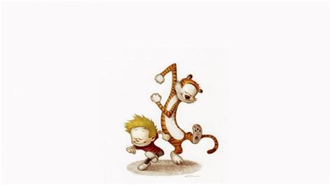 Calvin And Hobbes Dancing Hd Wallpaper 1600x900 Hd Wallpaper