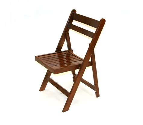 Folding chairs are generally used for seating in areas where permanent seating is not possible or practical. Brown Wooden Folding Chair Hire - Events, Weddings - BE ...