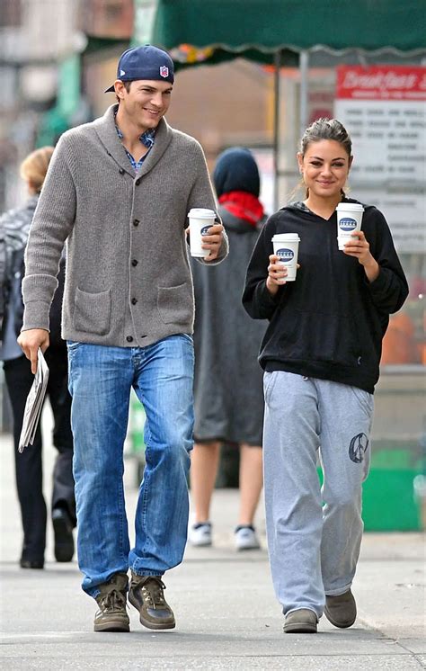 Mila Kunis And Ashton Kutcher Out And About In New York Hawtcelebs