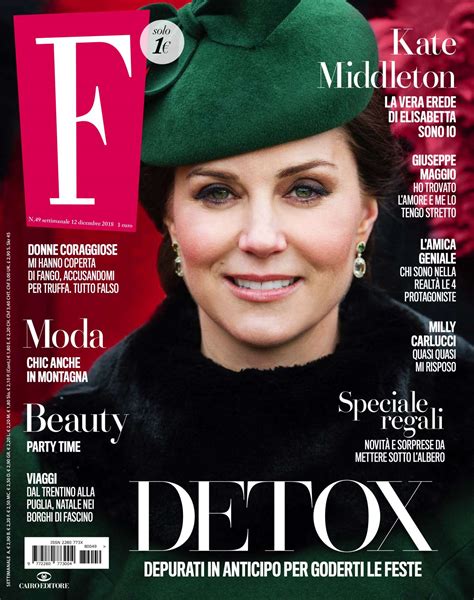 Kate Middleton â€ F Magazine December 2018 Gallery Kate Middleton