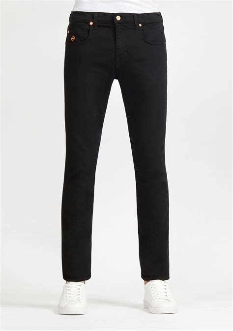 Black Slim Jeans For Men Soul Of Nomad Denim Brentwood Nightrider