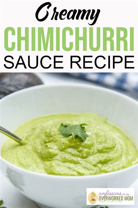 Avocado Chimichurri Sauce Thats Oil Free And Healthy Recipe
