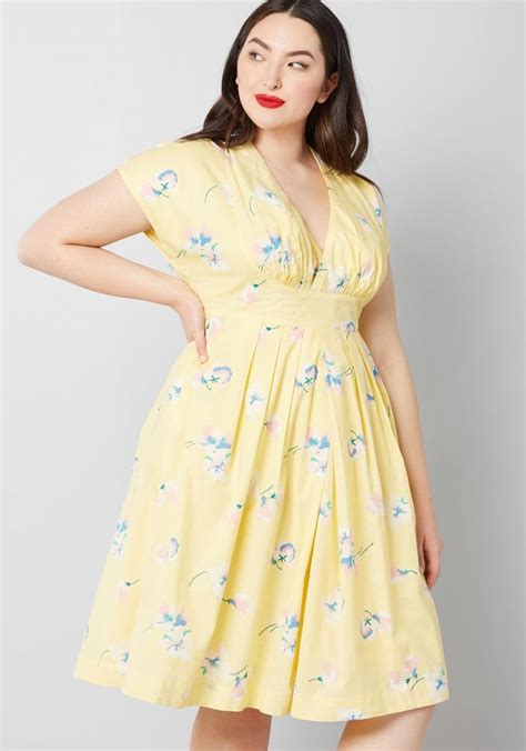 Plus Size Yellow Summer Dresses On Trend Plus Size Summer Fashion