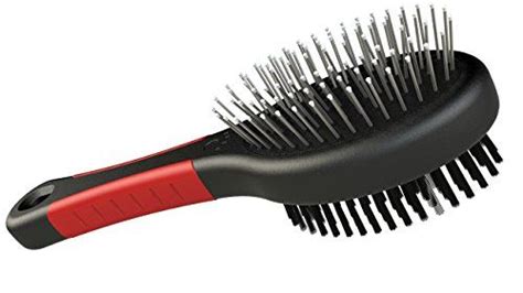 Professional Double Sided Pin And Bristle Brush For Dogs And Cats Use The