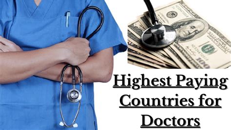 Top 10 Highest Paying Countries For Doctors Highest Doctor Salaries 2021 Medicozee Youtube