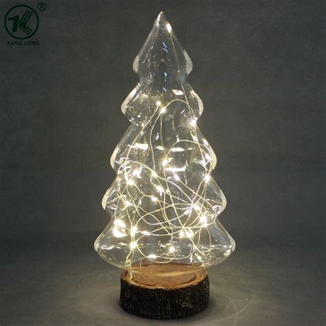 Small Led Lighted Glass Christmas Tree Ornaments China Glass Ornament