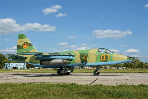 Kazakhstan Air Defense Forces Su 25sm Photograph By Daniele Faccioli