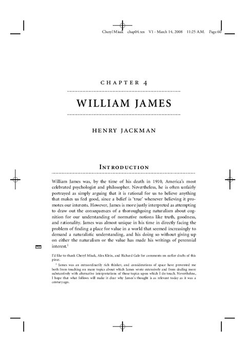 Pdf William James Henry Jackman