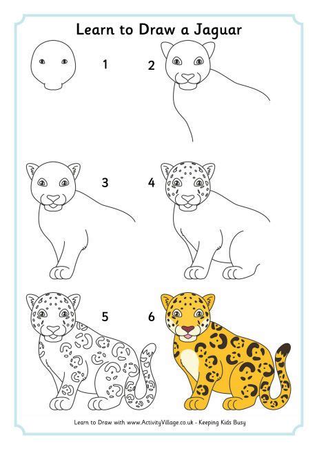 Use This Jaguar Directed Draw With Our Rainforest Habitat
