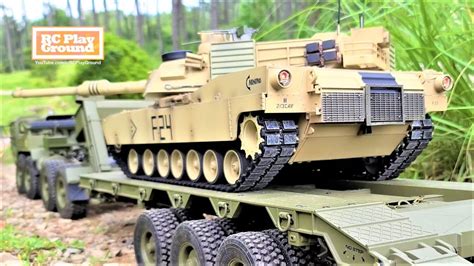 Rc Tank Heng Long M1a2 Abrams Tk61s Hg P806 Trailer 헝롱 에이브람스 탱크 8륜