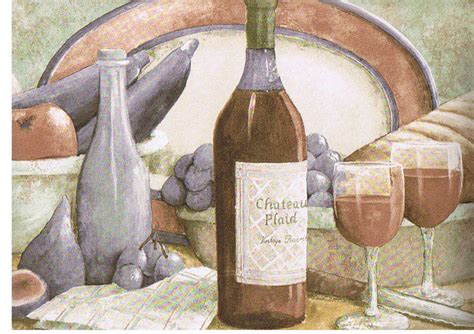 Free Download Tuscan Kitchen Wine Bottle And Dishes Wallpaper Border