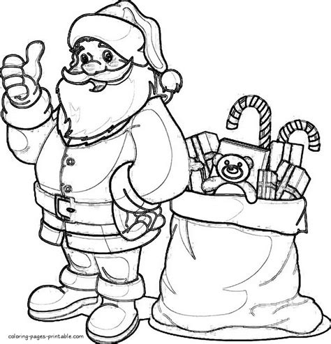 Kids Santa Coloring Pages Top 28 Places To Print Free Christmas