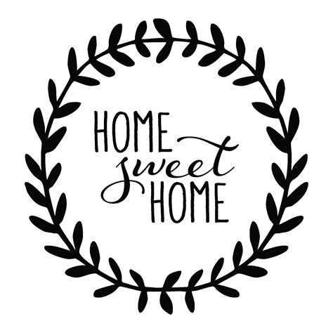 Love putting this wall scroll in your home is as easy as unrolling, placing the magnets to your perfect length and hanging on the wall. Home Sweet Home Leaves Wall Quotes™ Decal | WallQuotes.com