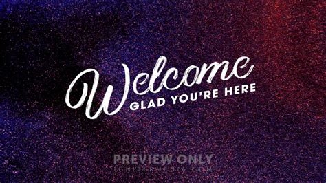 Welcome Title Graphics Igniter Media