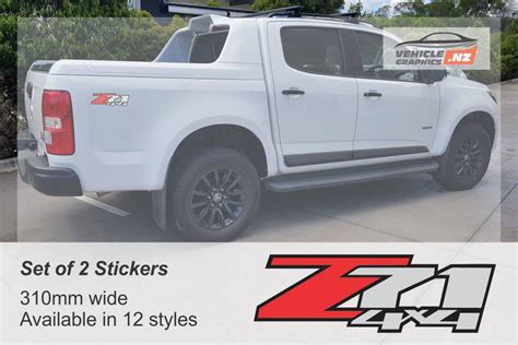 Colorado Z71 4x4 Side Bed Decal Holden Decals Vehicle