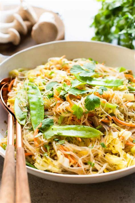 Vegetarian Pancit Bihon Noodles With Veggies Kitchen