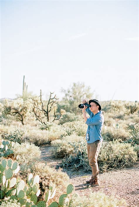 Man Taking Picture In Desert By Stocksy Contributor Daniel Kim