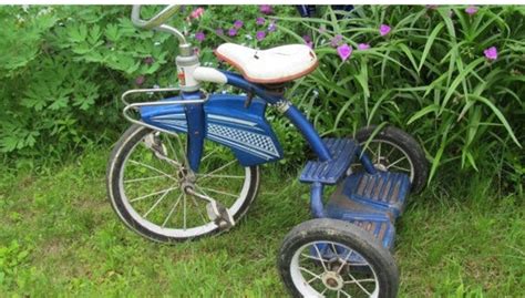 Antique Tricycle Murray Tricycle 3 Wheeler Bike 2 Step Etsy Canada