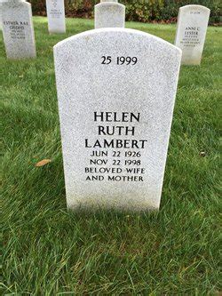Helen Ruth Dobbs Lambert 1926 1998 Mémorial Find a Grave